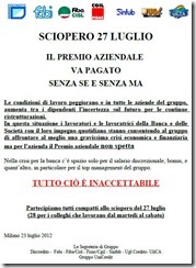 Sciopero27luglioUnicredit